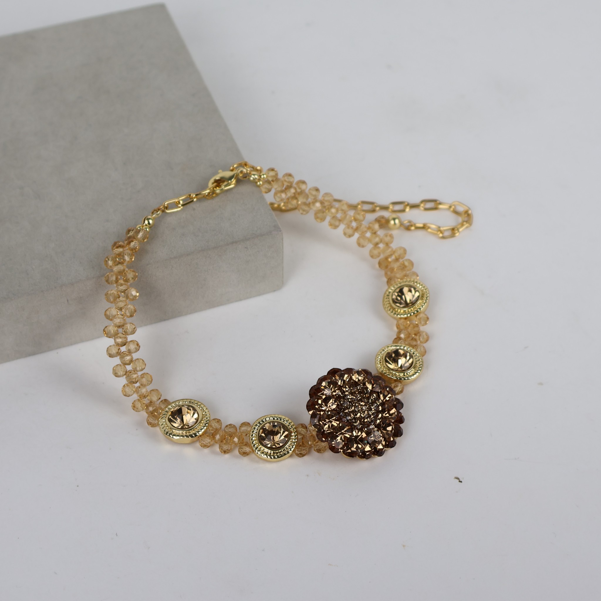 Colar Choker Gargantilha Dourado