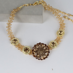 Colar Choker Gargantilha Dourado