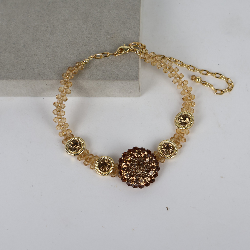 Colar Choker Gargantilha Dourado