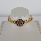 Colar Choker Gargantilha Dourado