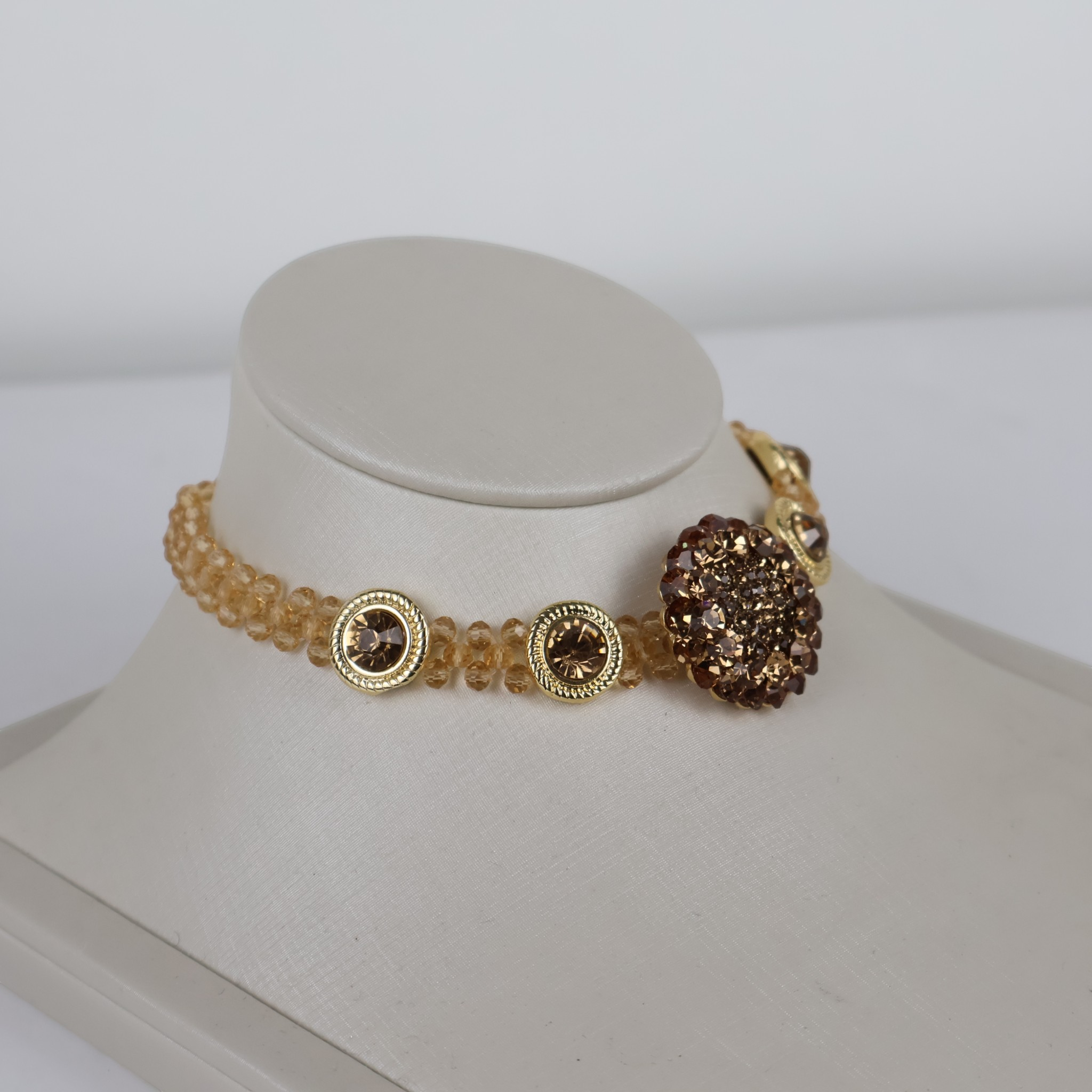 Colar Choker Gargantilha Dourado