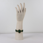 Kit Colar Bracelete e Brinco Verde