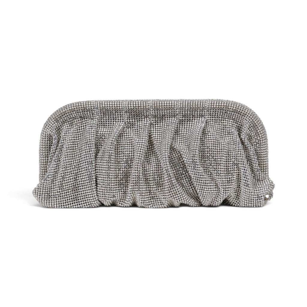 Bolsa Tranversal Pouch Strass Prata - ReUse