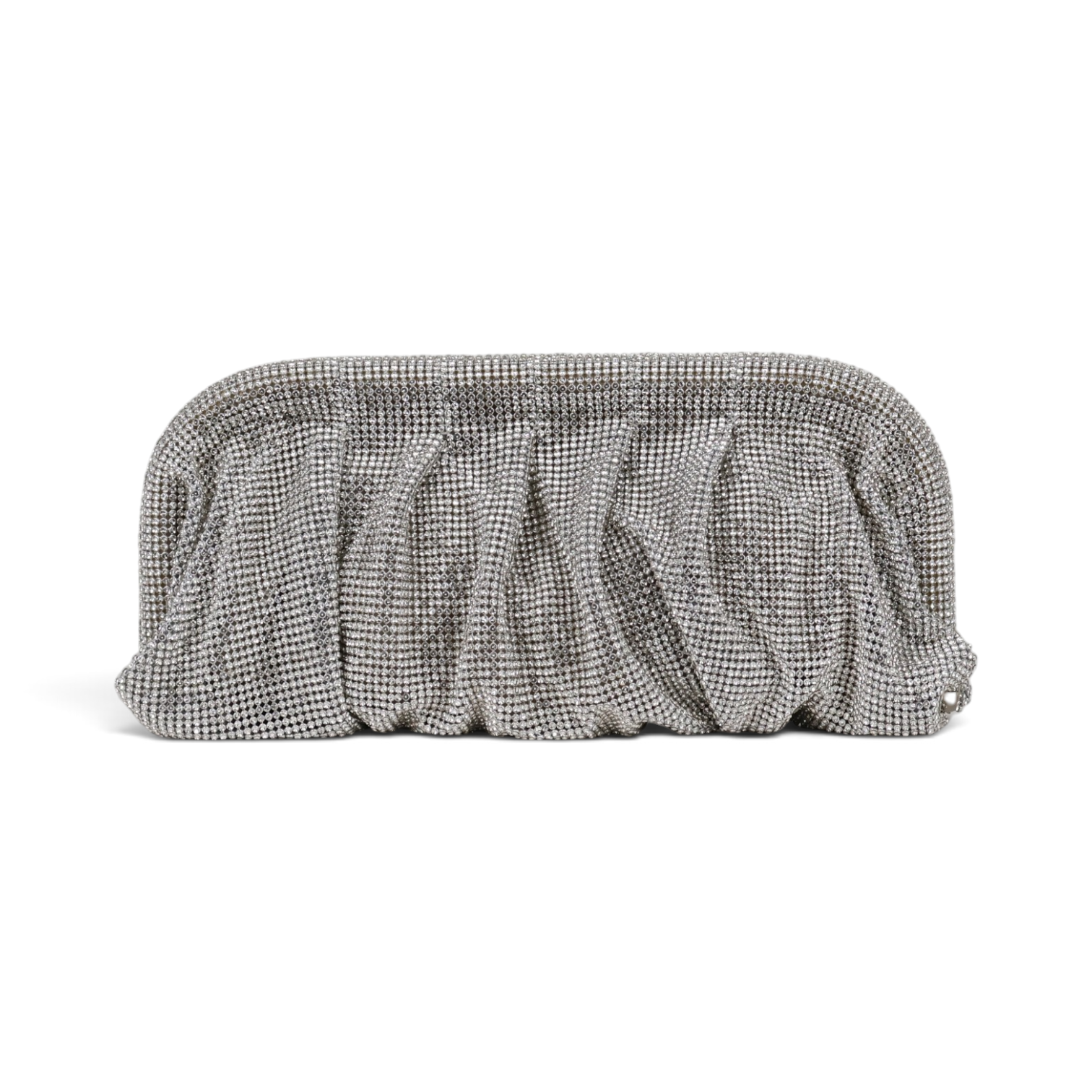 Bolsa Tranversal Pouch Strass Prata - ReUse