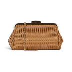 Bolsa Transversal Pouch Palha Bege Caramelo