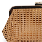 Bolsa Transversal Pouch Palha Bege Caramelo