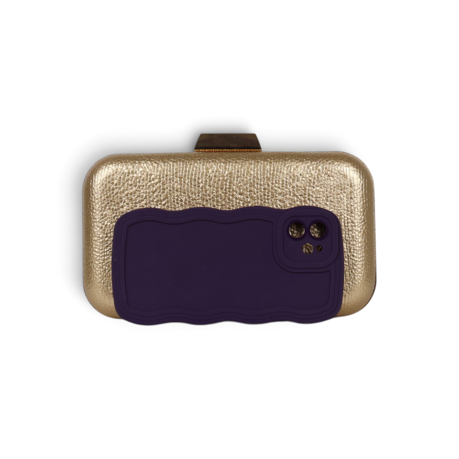 Bolsa Clutch Festa Dourado - ReUse