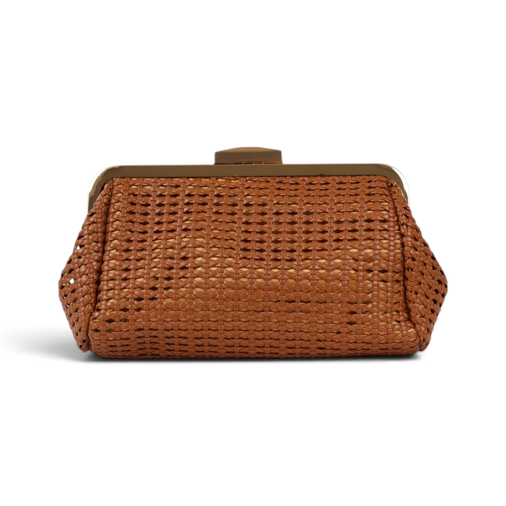 Bolsa Transversal Pouch Palha Marrom