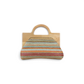 Bolsa de Mão Top Handle Palha Colorida - ReUse