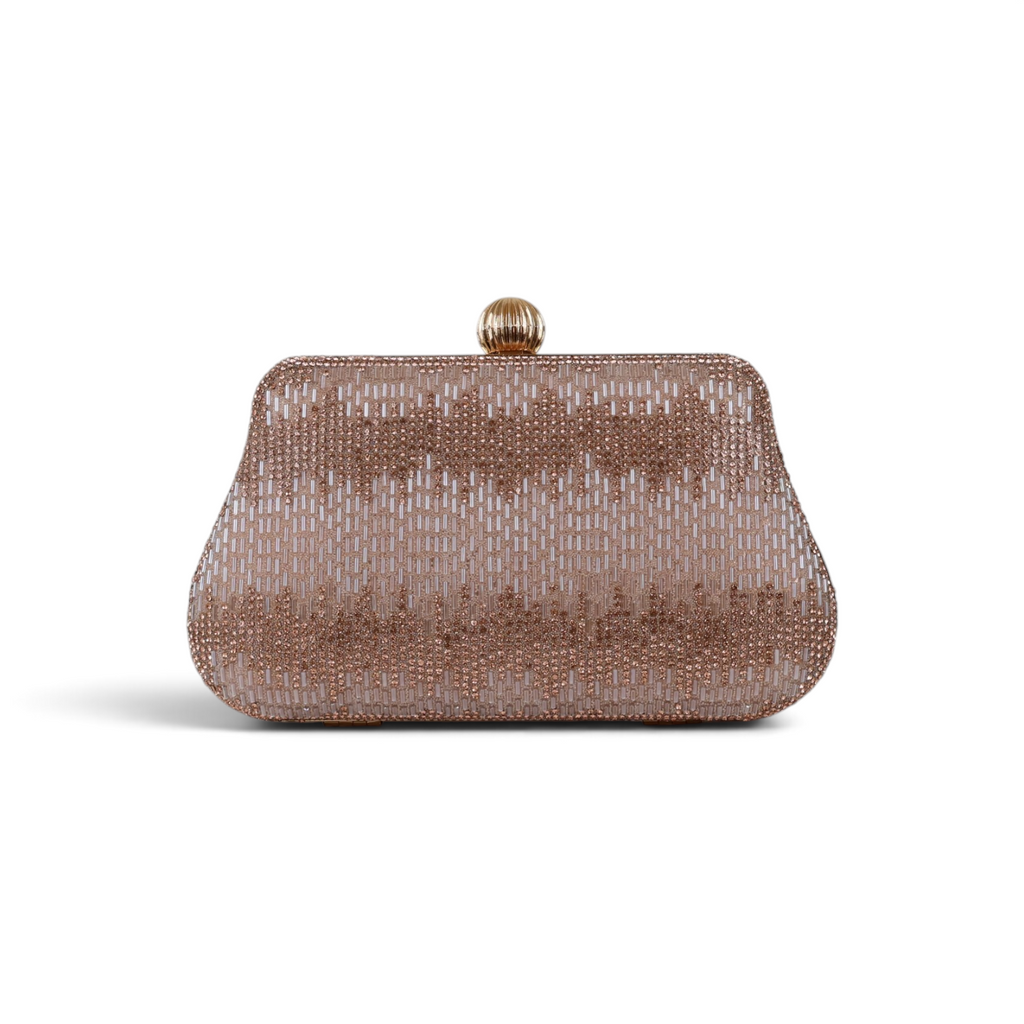 Bolsa Festa Clutch Vidrilhos Rosê
