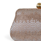Bolsa Festa Clutch Vidrilhos Rosê