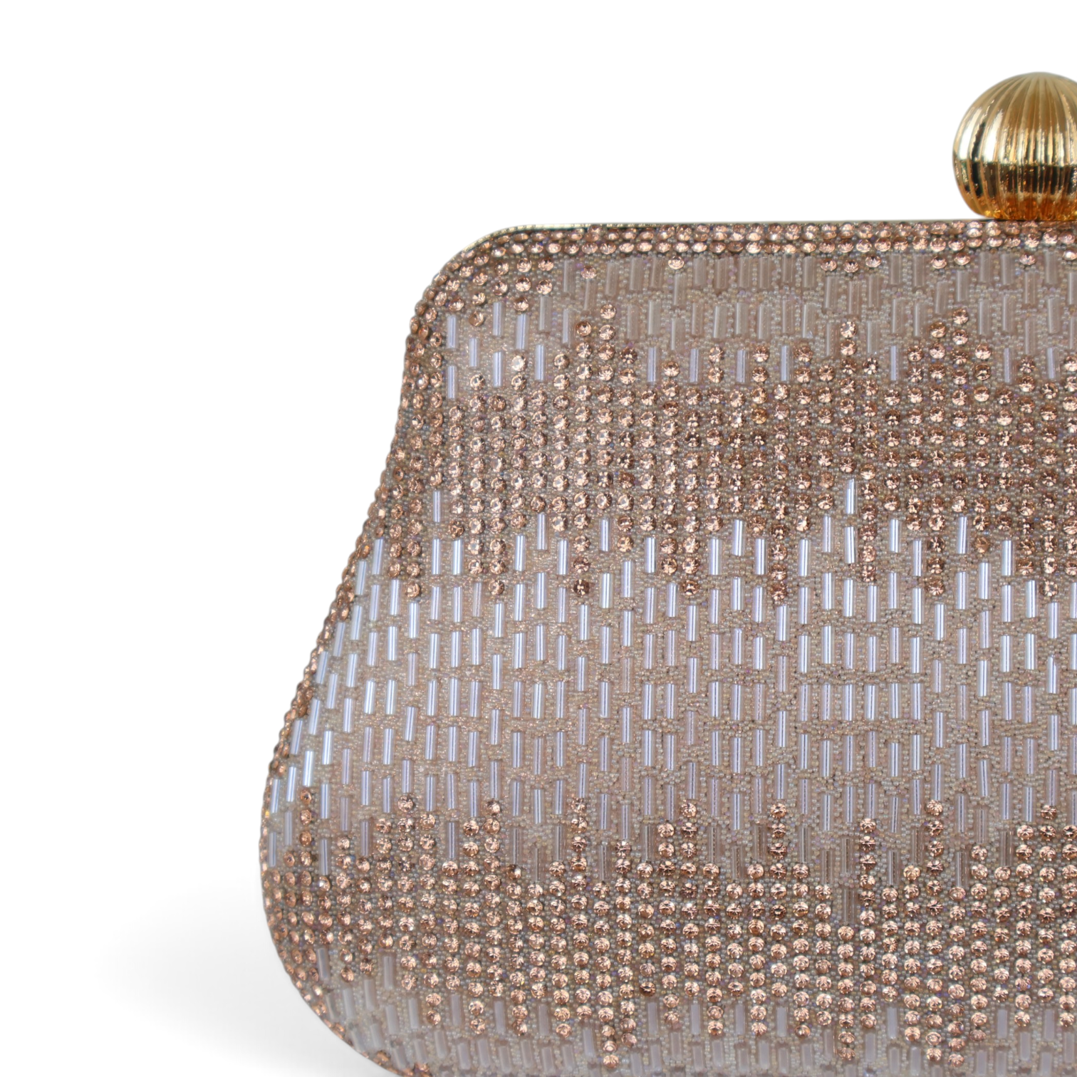 Bolsa Festa Clutch Vidrilhos Rosê