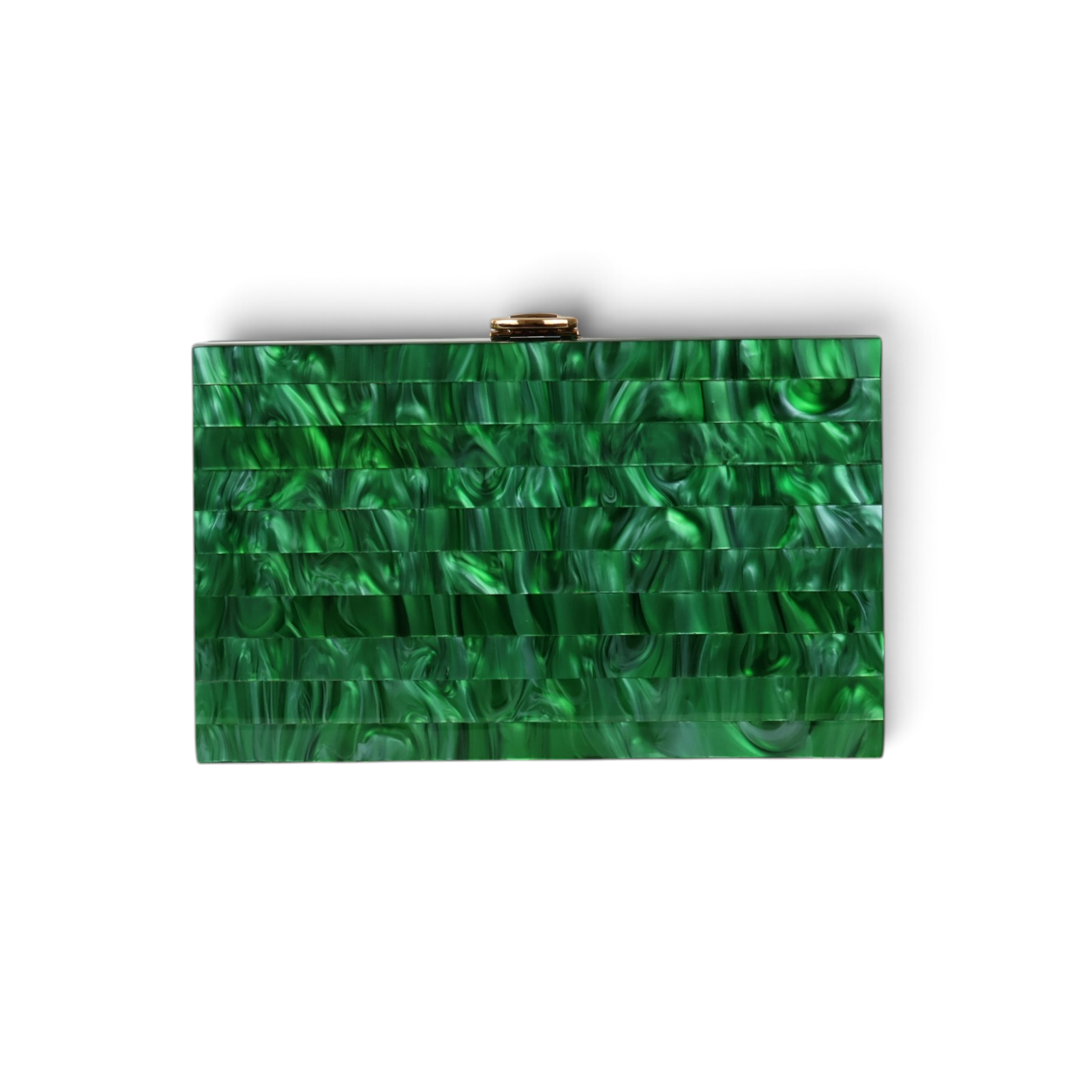 Bolsa de Festa Clutch Acrílico Verde