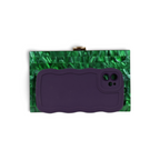 Bolsa de Festa Clutch Acrílico Verde
