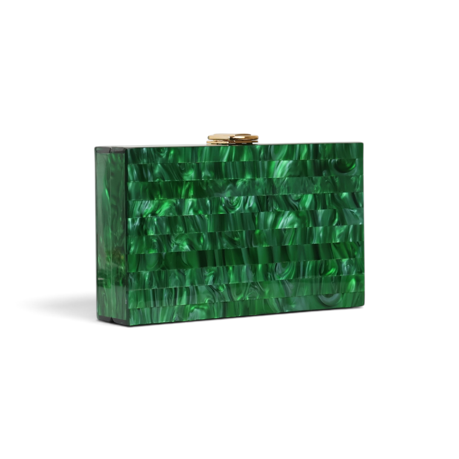Bolsa de Festa Clutch Acrílico Verde