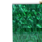 Bolsa de Festa Clutch Acrílico Verde