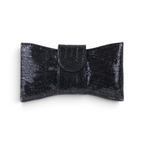 Bolsa Carteira Envelope Strass Preta