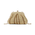Bolsa Transversal Pouch Palha Bege