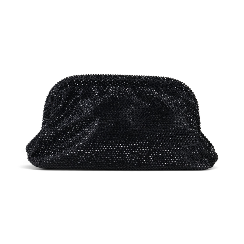 Bolsa Tranversal Pouch Strass Preta