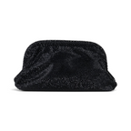 Bolsa Tranversal Pouch Strass Preta