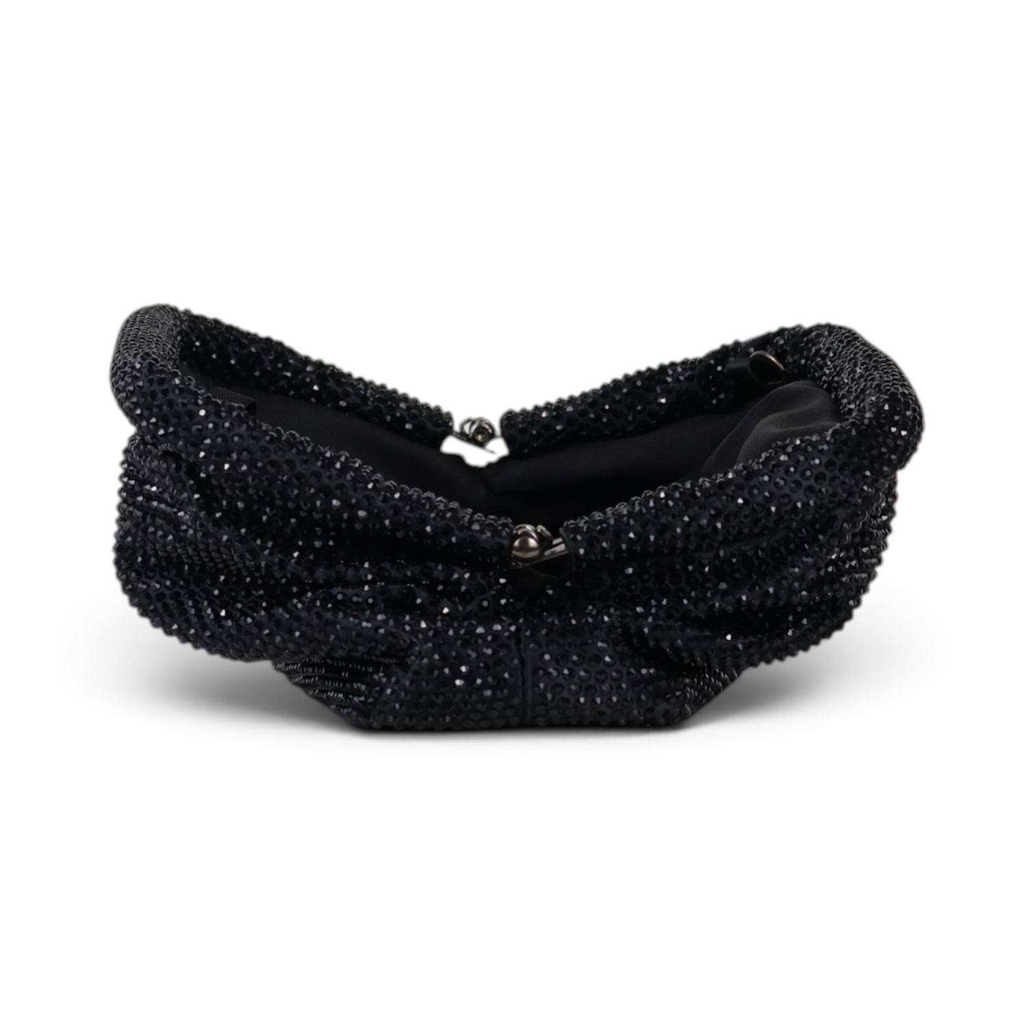 Bolsa Tranversal Pouch Strass Preta