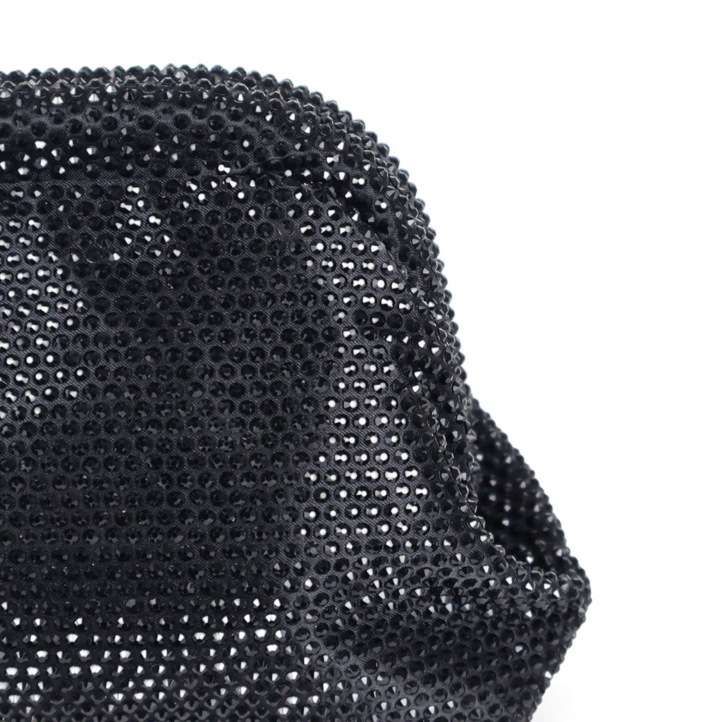 Bolsa Tranversal Pouch Strass Preta