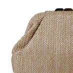 Bolsa Transversal Pouch Palha Bege