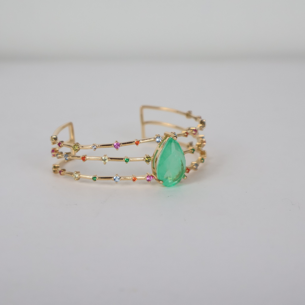 Kit Brinco e Bracelete Verde