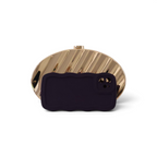 Bolsa de Festa Clutch Metal Dourada