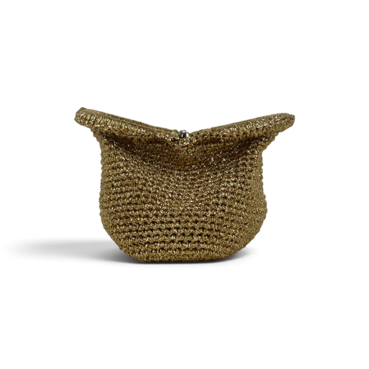Bolsa de Mão Pouch Tramas Dourada