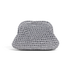 Bolsa de Mão Pouch Tramas Prata