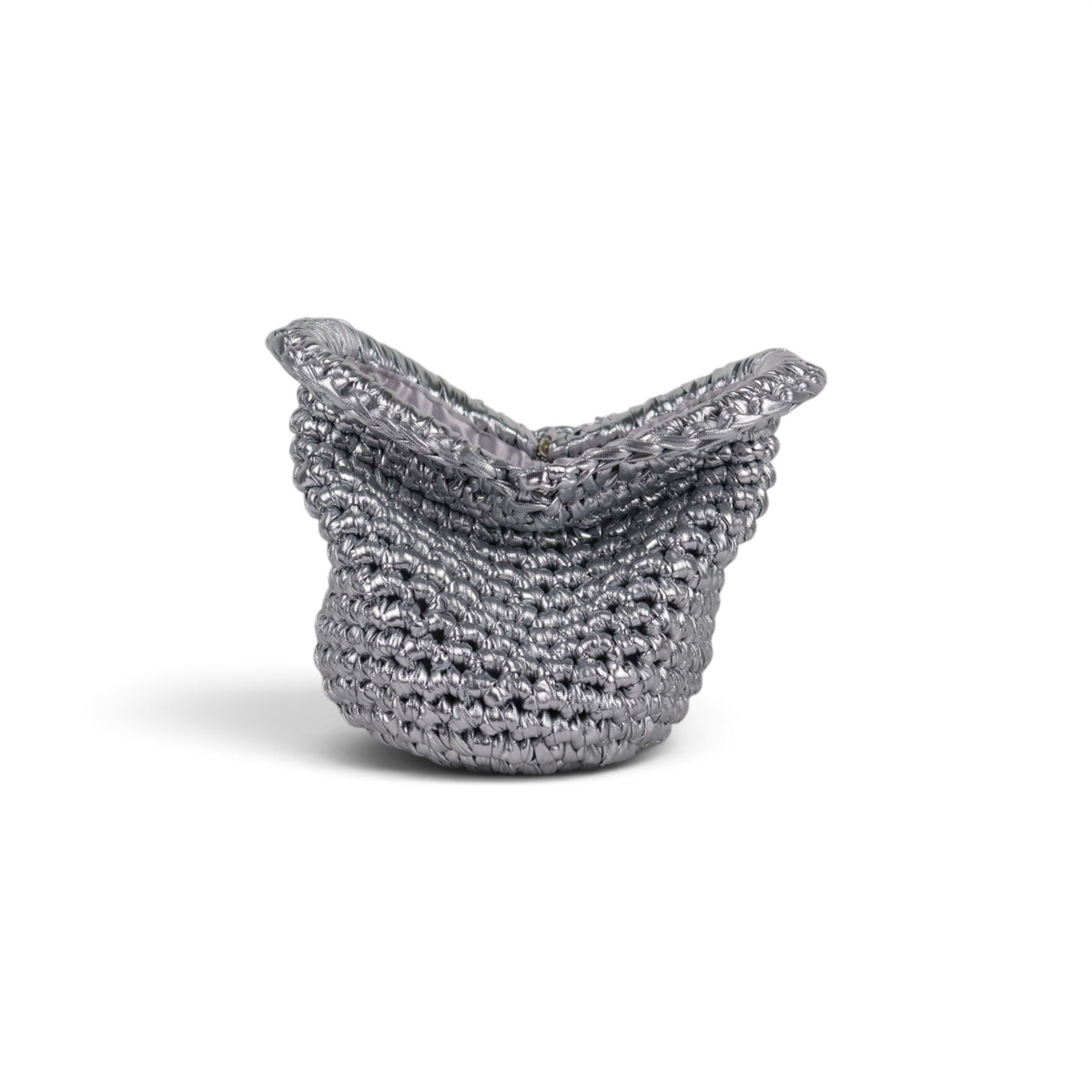 Bolsa de Mão Pouch Tramas Prata