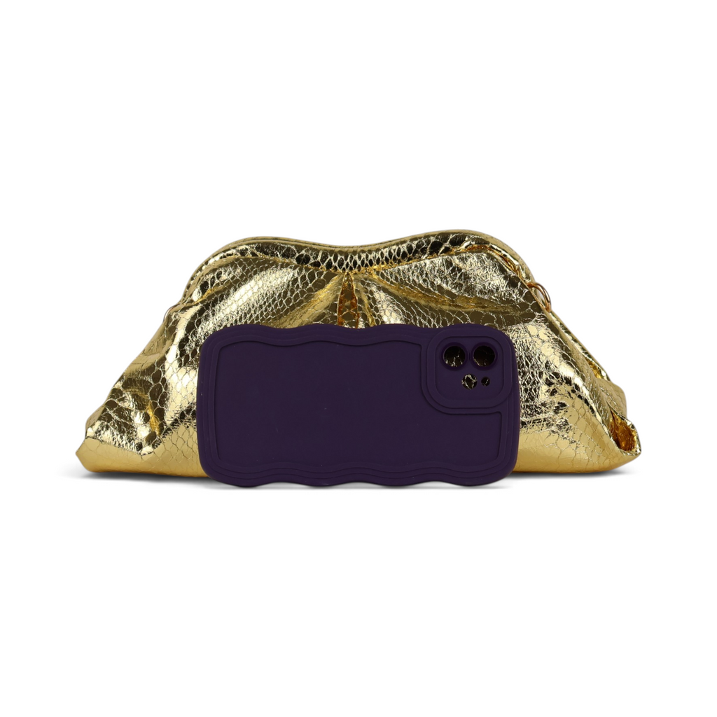 Bolsa Transversal Pouch Dourada