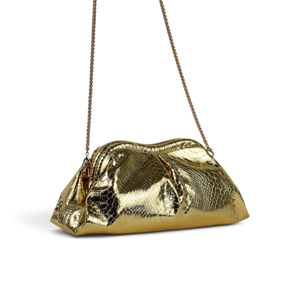 Bolsa Transversal Pouch Dourada