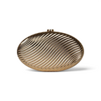 Bolsa de Festa Clutch Metal Dourada