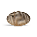Bolsa de Festa Clutch Metal Dourada