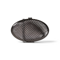 Bolsa de Festa Clutch Metal Prata Grafite