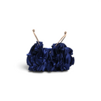 Bolsa Top Handle Babados Azul Marinho