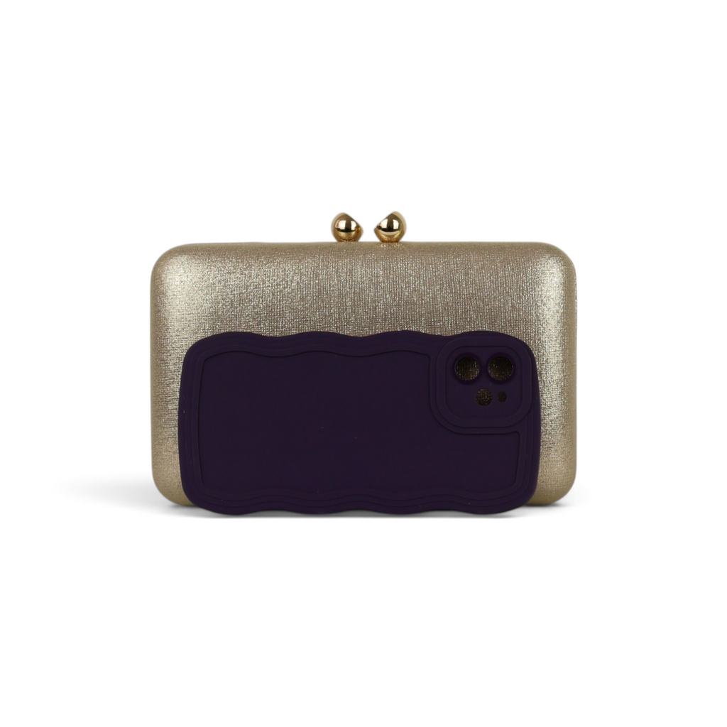 Bolsa Clutch Festa Dourada