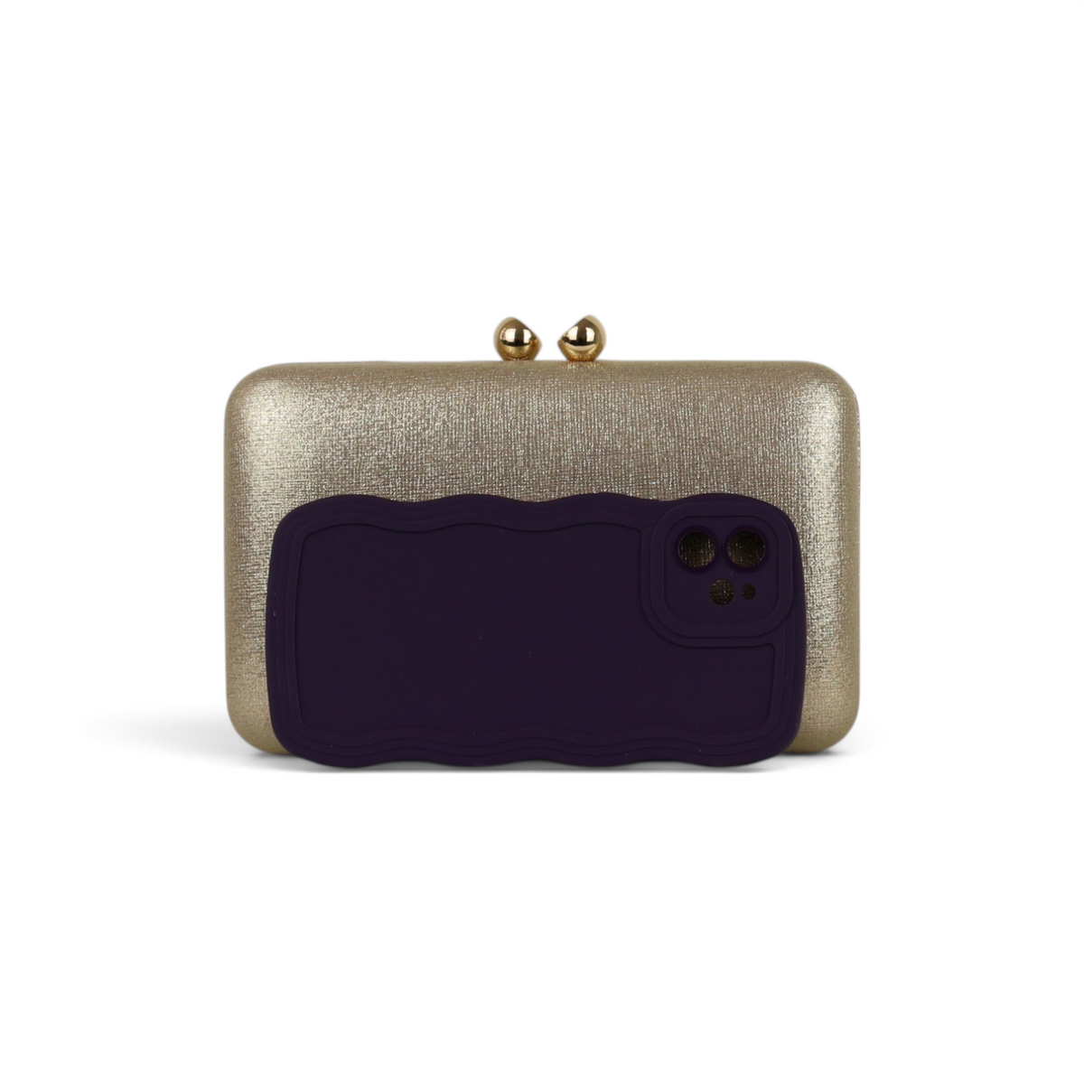 Bolsa Clutch Festa Dourada