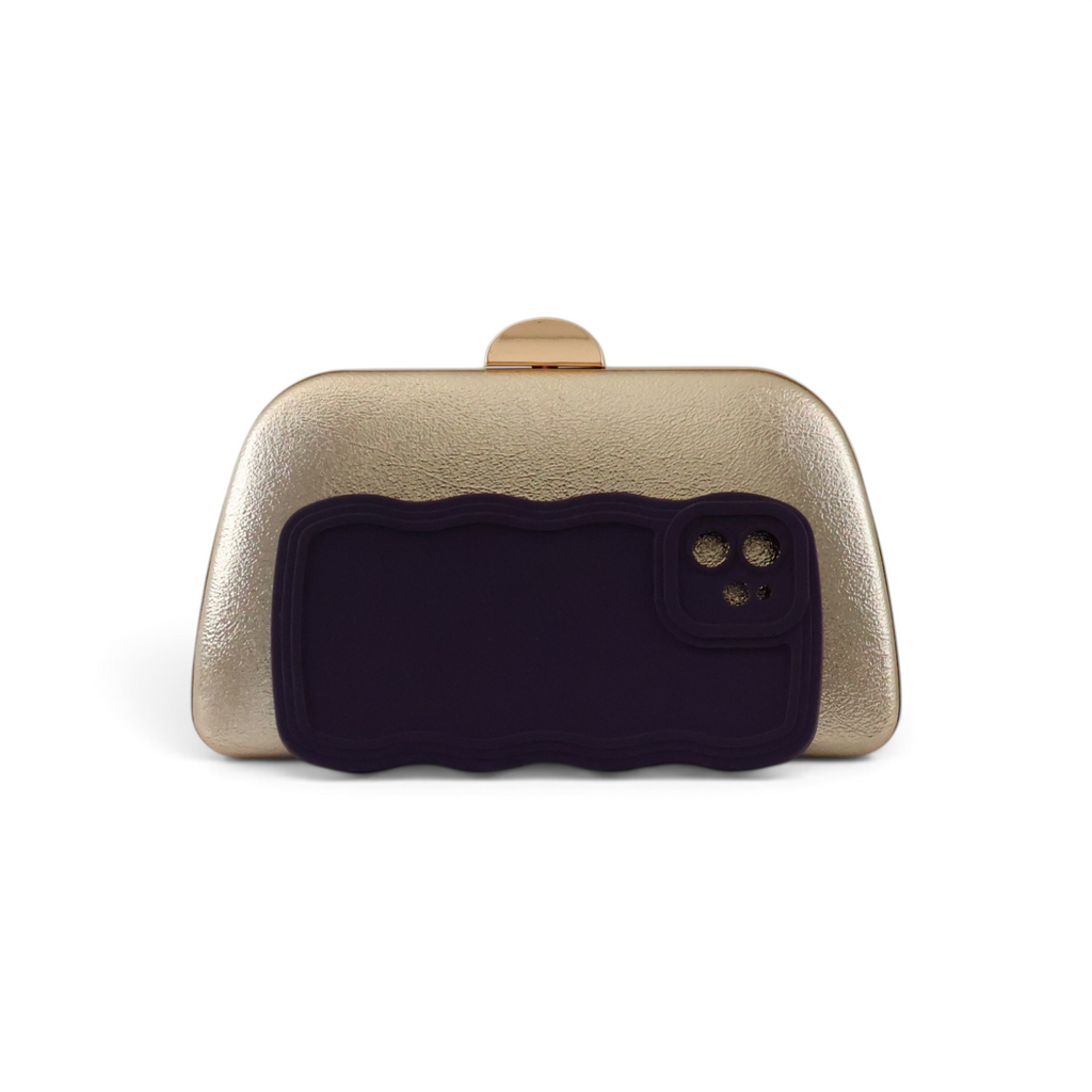 Bolsa Clutch Festa Dourada