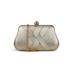 Bolsa Clutch Festa Dourada