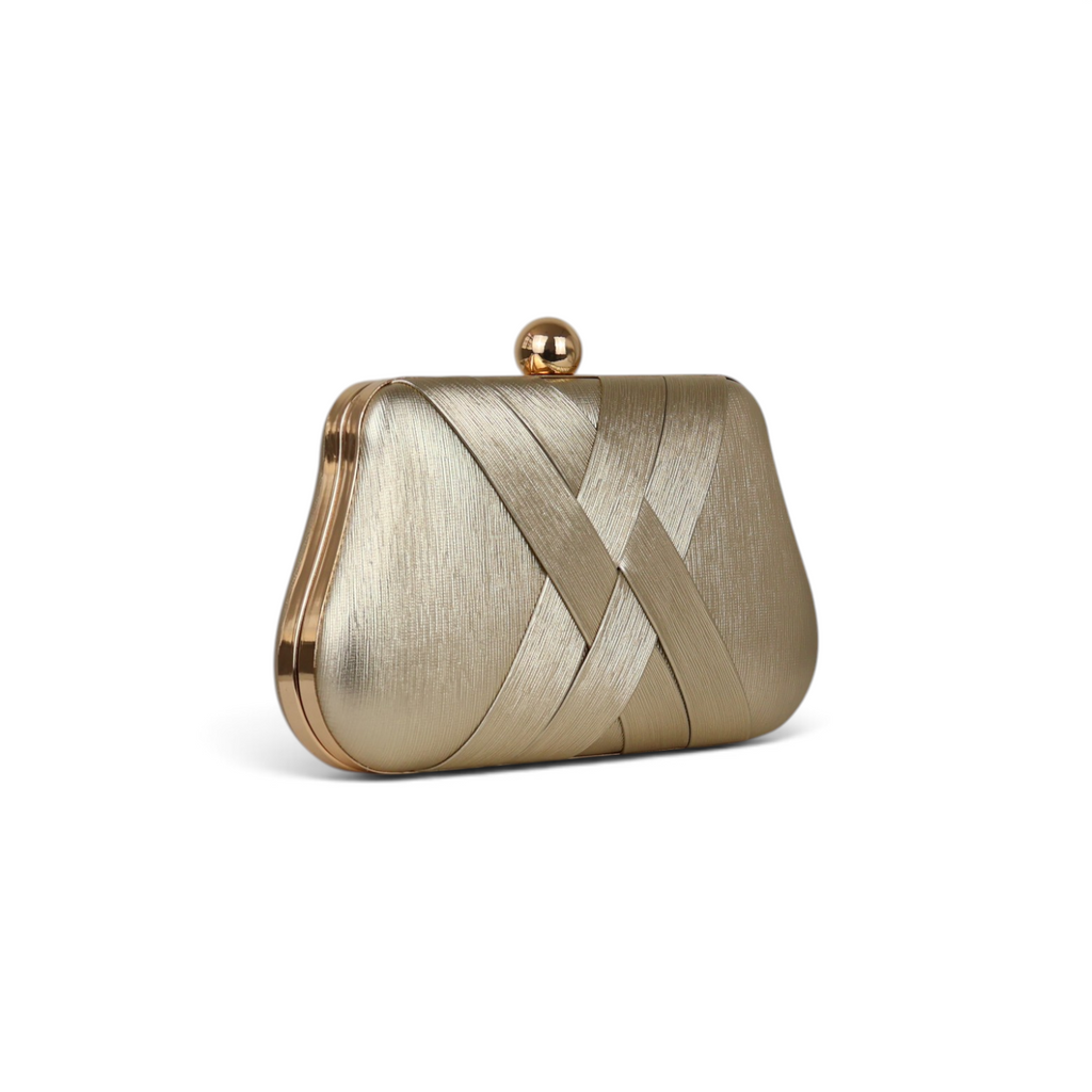 Bolsa Clutch Festa Dourada