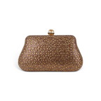 Bolsa Clutch Festa Pedraria Rosê Gold