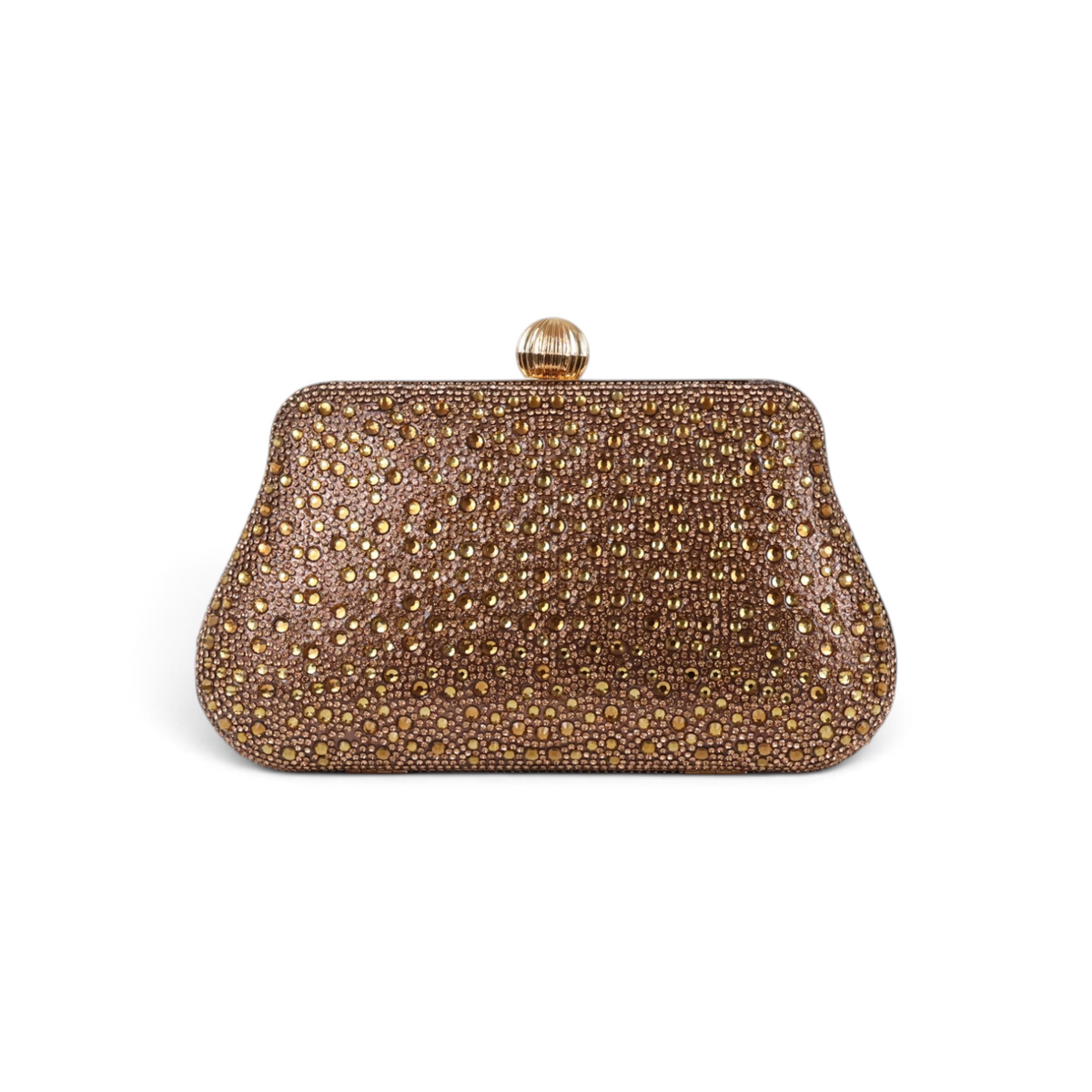 Bolsa Clutch Festa Pedraria Rosê Gold