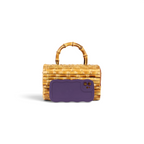Bolsa Top Handle Transversal Bambu Natural