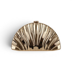 Bolsa de Festa Clutch Metal Dourada