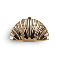 Bolsa de Festa Clutch Metal Dourada