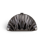 Bolsa de Festa Clutch Metal Grafite