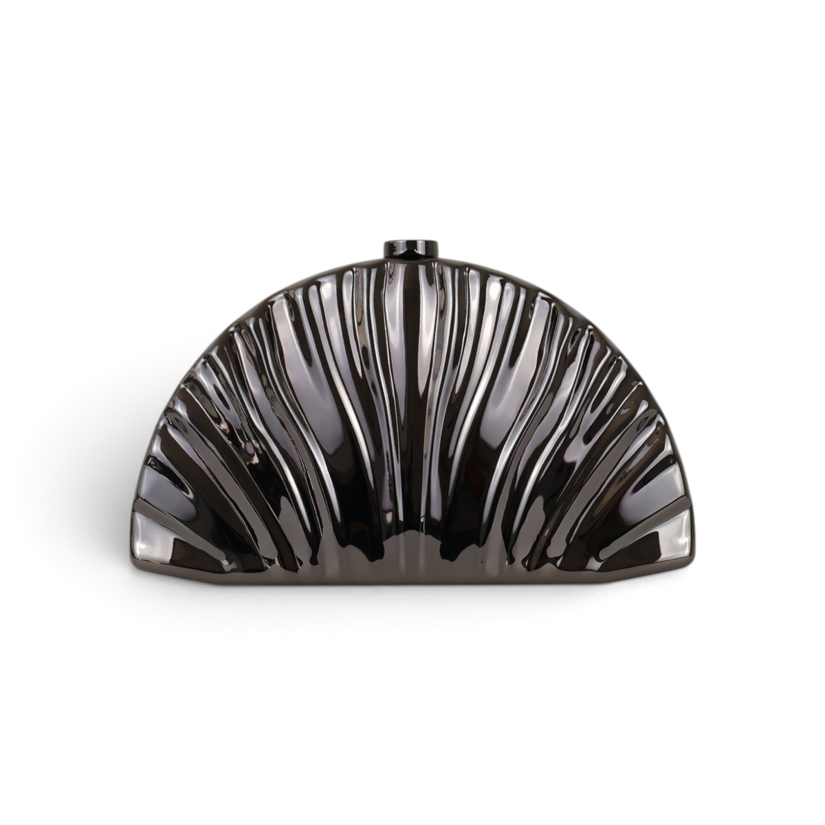 Bolsa de Festa Clutch Metal Grafite